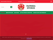 Tablet Screenshot of paprikastore.co.uk